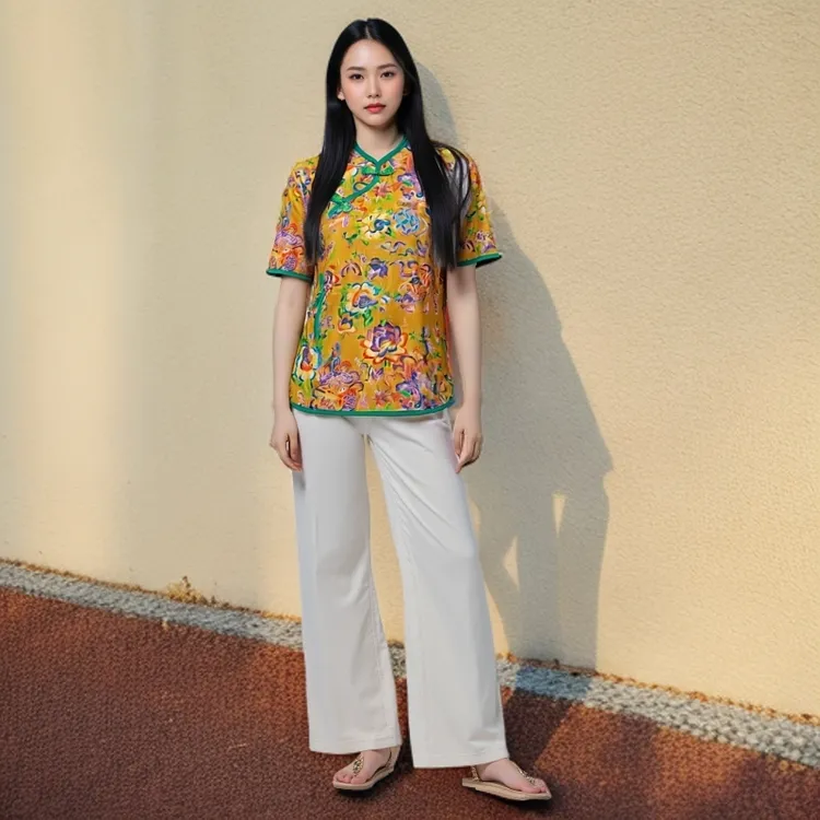 婆婆婚礼服装时尚夏季秋天漂亮上衣妈妈秋装婚宴阔太太气质装裤子