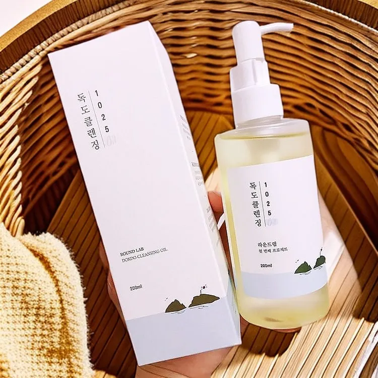 韩国独岛柔恩莱卸妆油ROUNDLAB温舒缓深层净透清洁彩妆带防伪