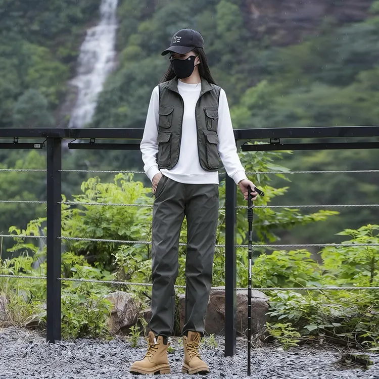 2025冬季新款加绒加厚工装裤简约休闲裤子长裤户外裤子男款秋冬款