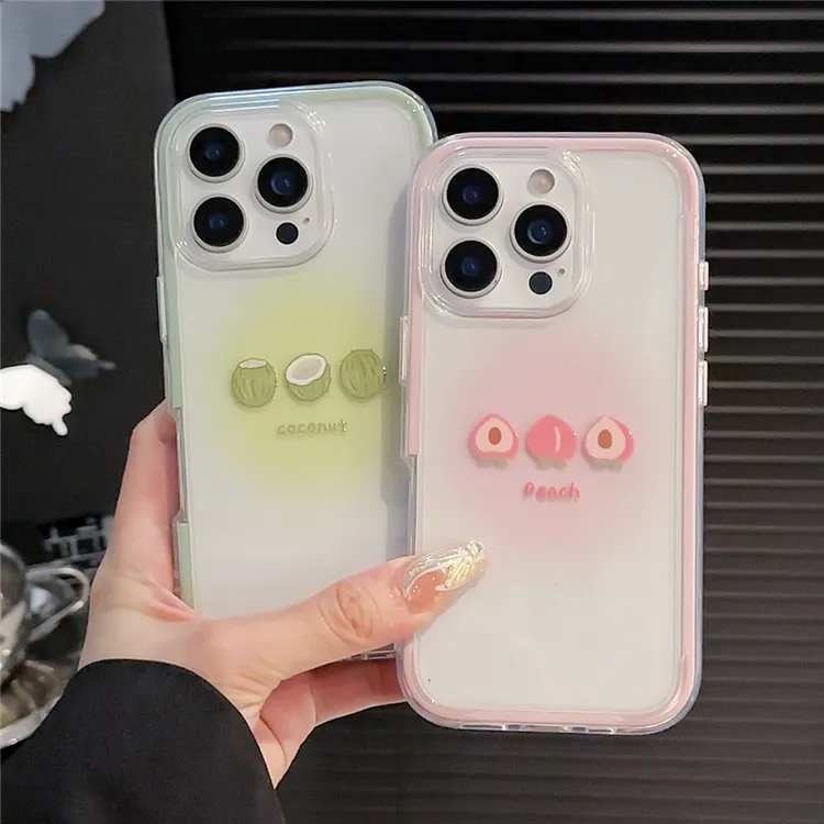 三合一炫彩适用苹果16/iPhone/华为/手机壳15/14防摔Pura70爆款潮