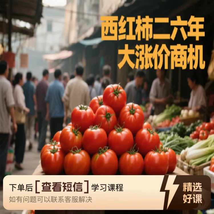 西红柿二六年大涨价商机（留意短信解锁课程）