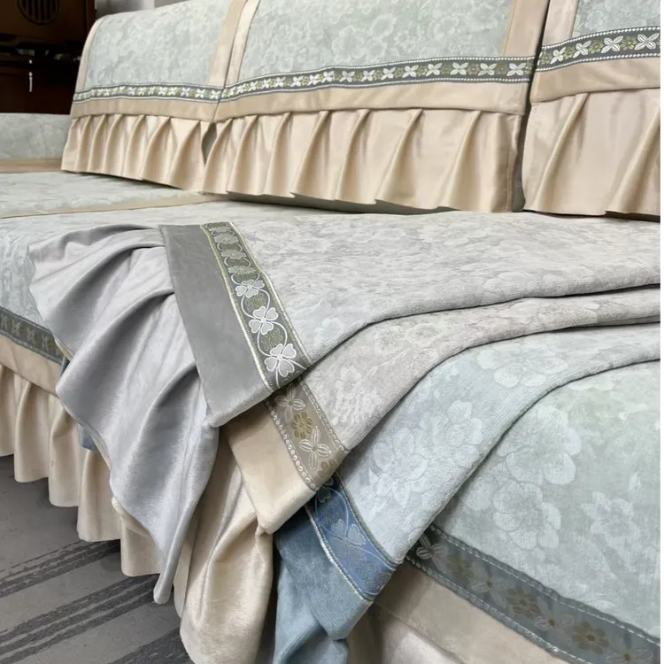 沙发垫轻奢防滑四季通用雪尼尔高档布艺沙发垫沙发垫防滑四季款