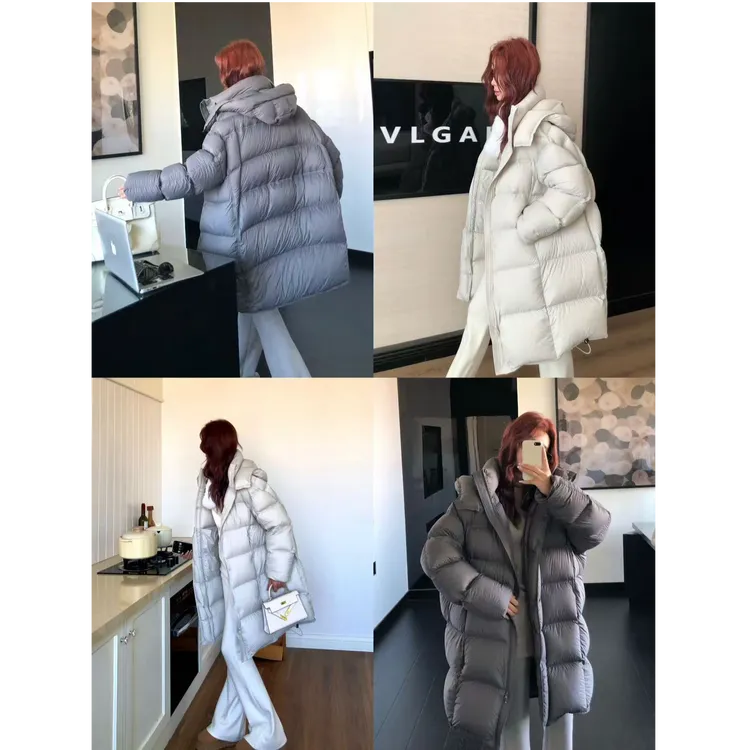 婉君【95大被子】新国标95白鸭绒95绒子安心绒羽绒外套LWJ25D4C4319