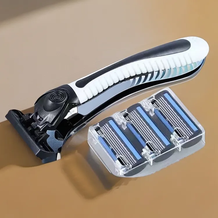 【新店开业】新款进口6层刀片剃须刀手动老式剃须刀男士6层刀胡子刀