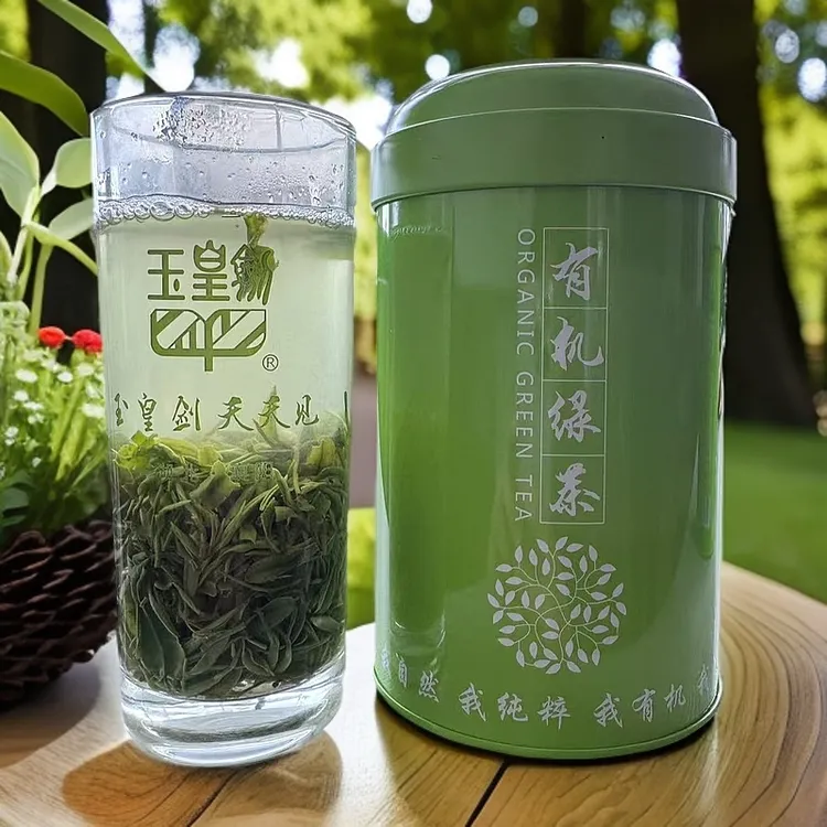 玉皇剑2025年襄阳高香茶有机绿茶罐100克