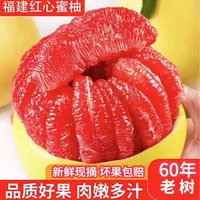 【当季现货】新鲜采摘老树柚子皮薄肉厚鲜嫩多汁红心蜜柚孕妇水果