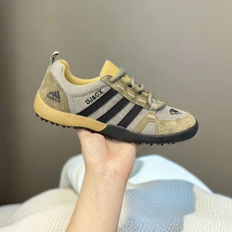 2025夏季新款透气网面休闲百搭软底舒适透网低帮系带拼色潮男鞋