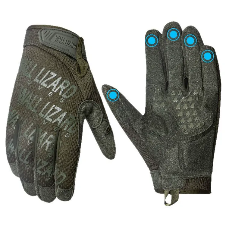 户外战术手套特战迷彩设计耐磨防滑军训练摩托车骑行射击全指装备