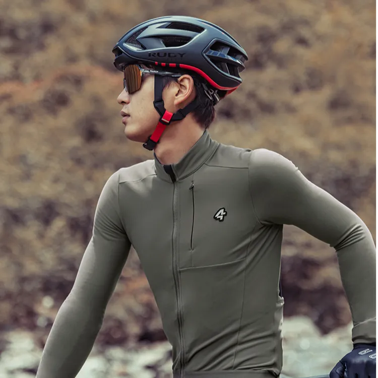 兰帕达秋冬骑行服 5-15度 抓绒保暖男长袖舒适公路自行车迅霆上衣