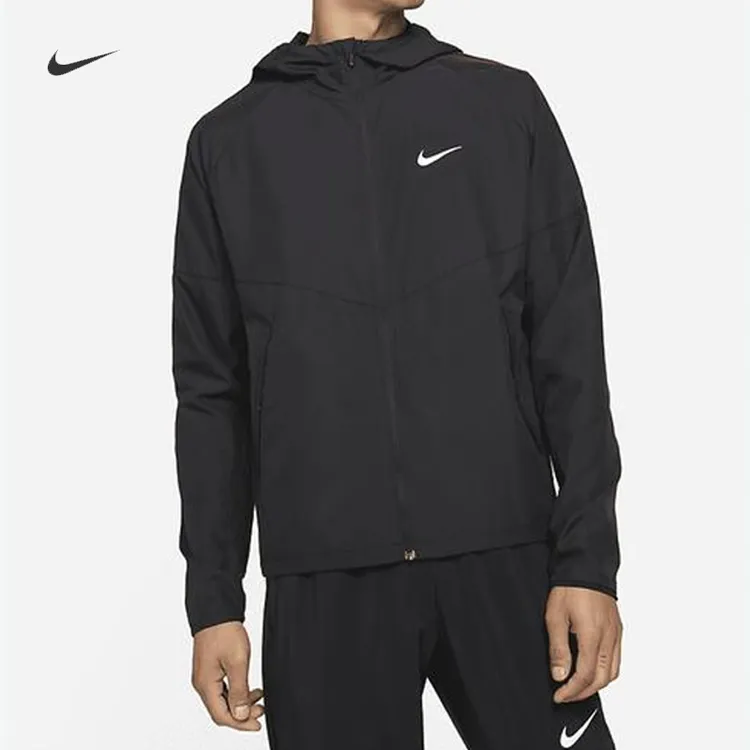 Nike耐克流光风皮肤衣薄款外套2025夏季遮阳梭织速干透气连帽夹克
