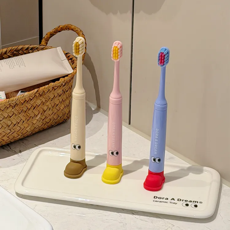DORAADREAM朵拉的梦大脚板牙刷中软毛护龈去渍青少成年学生专用
