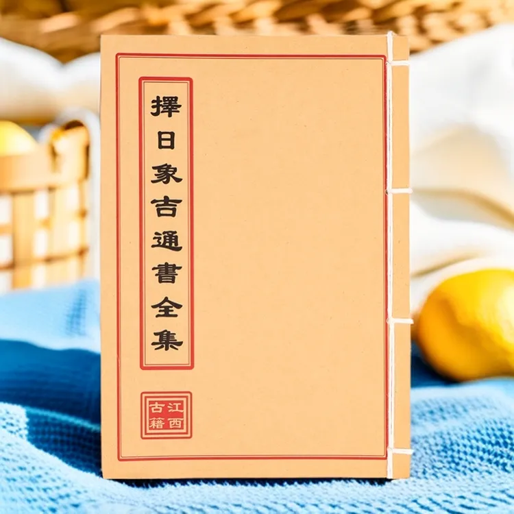 择日象吉通书 手工线装 民间古书籍