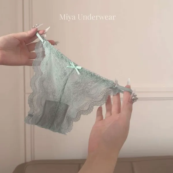 BAOSHIYI宝仕伊 法式超薄全蕾丝柔软透气低腰三角裤女士舒适无痕