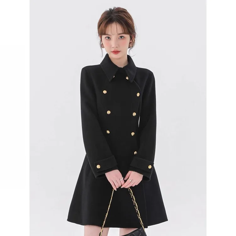 【阿鑫】【有里布】小个子短款外套女秋冬2025新款富家千金大衣LJ0079