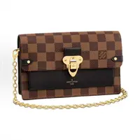99新 LouisVuitton/路易威登 思斯专属 lv棕棋盘woc MN131