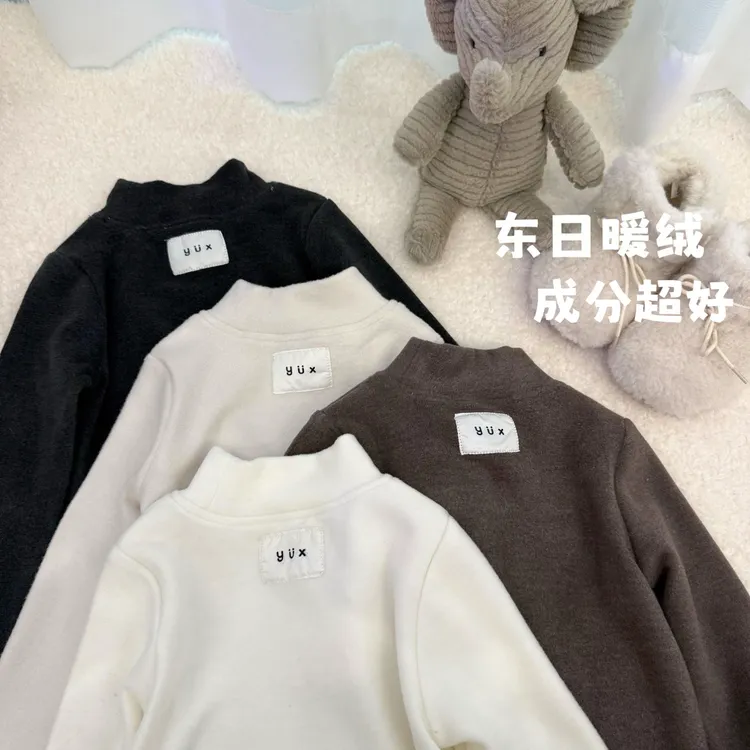 【鱼子酱5-10度】D25171T[背后贴标]多色打底衫中小童女童童装
