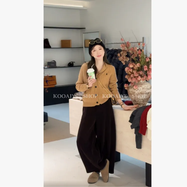 【麻花毛衣】冬季新款韩系休闲宽松百搭时尚毛衣（不建议机洗）