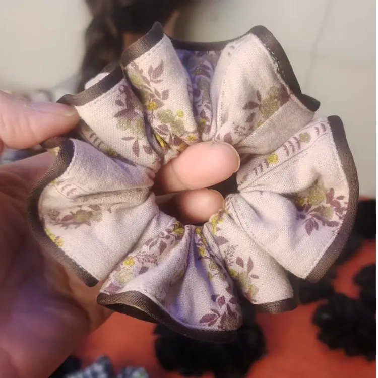 嵌条中肠圈原创设计复古发圈