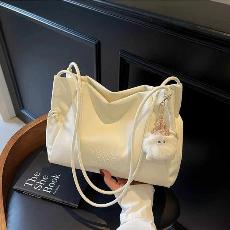 大容量学生上课韩版托特包包女士夏季新款高级质感休闲百搭通勤包