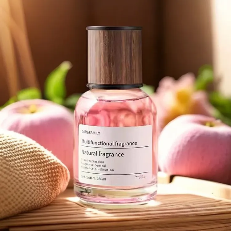 白桃车载香薰汽车香水淡香氛高档持久车内装饰品女士专用