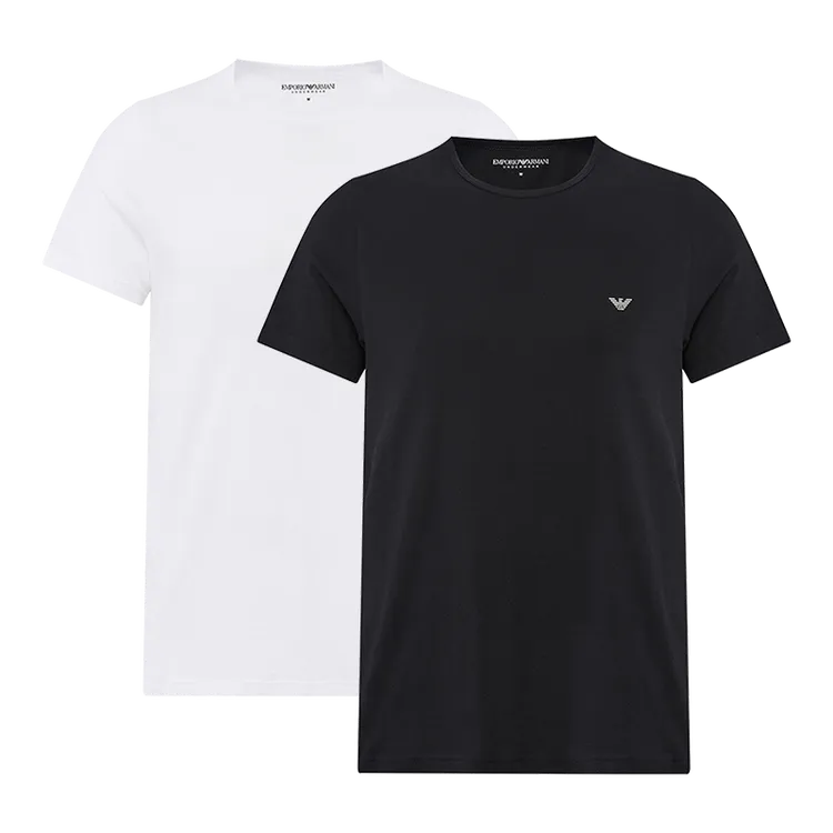 Emporio Armani/安普里奥·阿玛尼25新款奢侈男士打底T恤简约小标