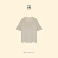 OYBN欧阳贝妮【暮光之城】微胖大码镂空V领针织衫上衣5031