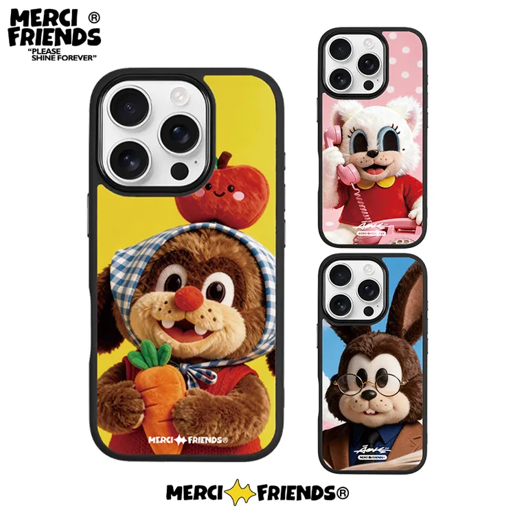 (小王子专属)MERCI FRIENDS主理人合作-磁吸-苹果萝卜小狗适用iPhone15-17系列