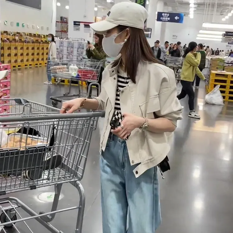 2025春秋短款女装皮衣外套韩版皮夹克外套