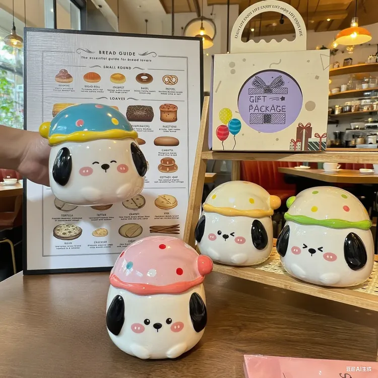 可爱卡通ins马克杯高颜值杯子陶瓷情侣水杯送女生生日礼物伴手礼