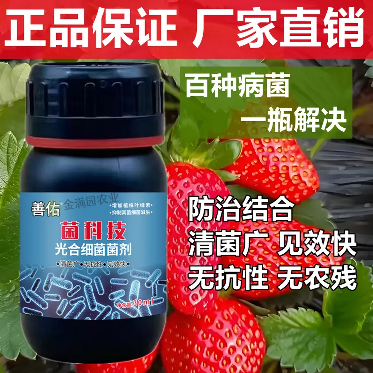 菌科技真菌细菌病毒黄点霜霉灰霉炭疽白粉疫病瓜果蔬菜通用叶面肥