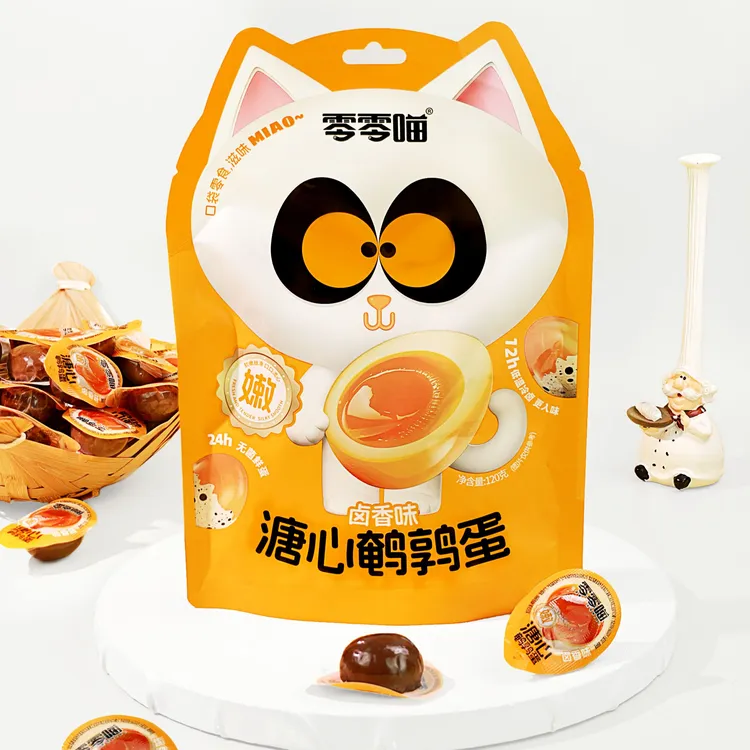 零零喵溏心鹌鹑蛋Q弹爆浆120g袋装