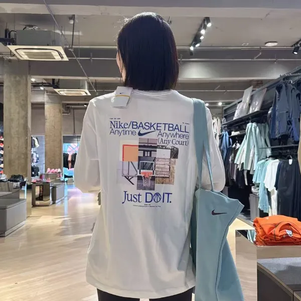 【滔搏联动】NIKE耐克男女TEE LS STARTING 5运动休闲T恤HV1771-100