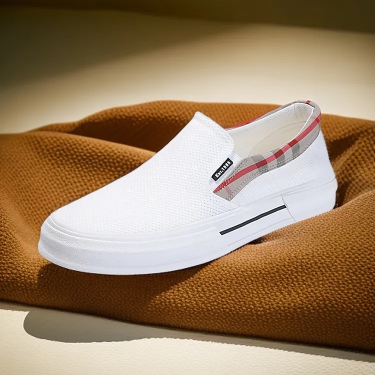 25641 夏季新款男士一脚蹬薄款舒适透气网面男鞋低帮平底懒人鞋