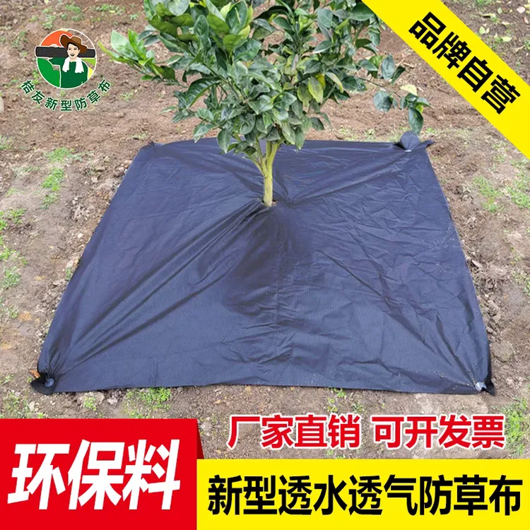 果树果园除草布农用地膜黑色地膜除草膜透气透水环保防草地膜农具