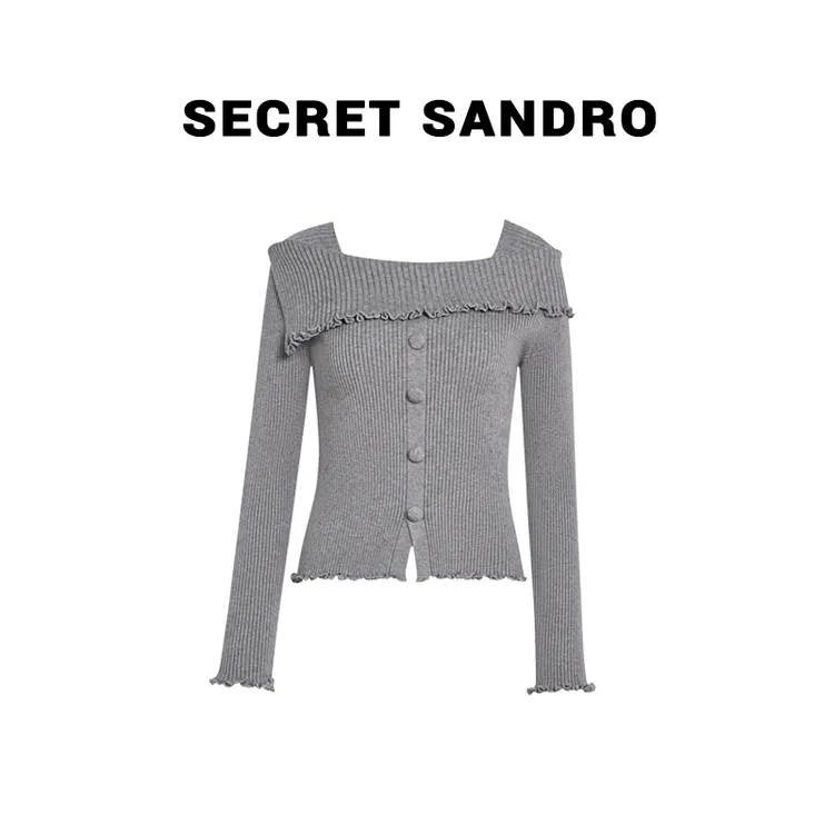  【雾蓝】Secret Sandro 楚楚 毛衫 M65221234C
