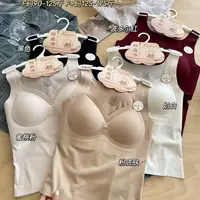 粉底液秋冬发热磨毛背心高级感粉底液收副乳保暖背心