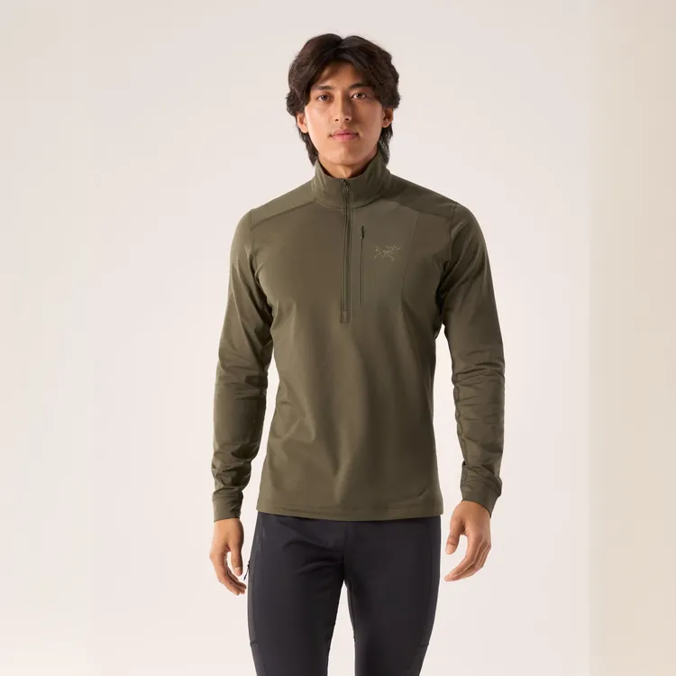 【ARCTERYX始祖鸟】RHO LT Zip Neck 半拉链立领抓绒长袖男款