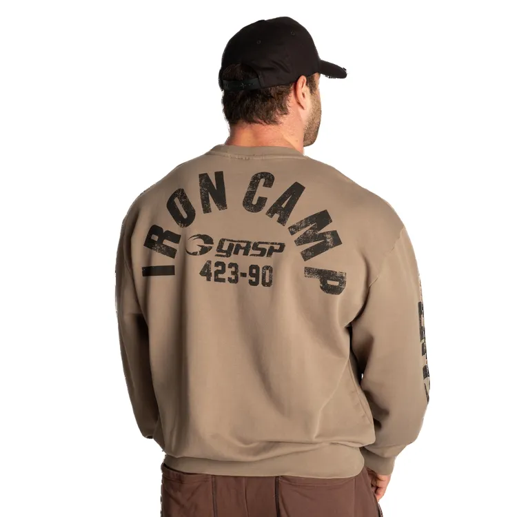 原版训练健美健身长袖新款休闲圆领户外上衣卫衣秋冬