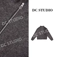  DC STUDIO【留声机】2024秋冬新款时尚保暖加厚植绒半开领女装卫衣