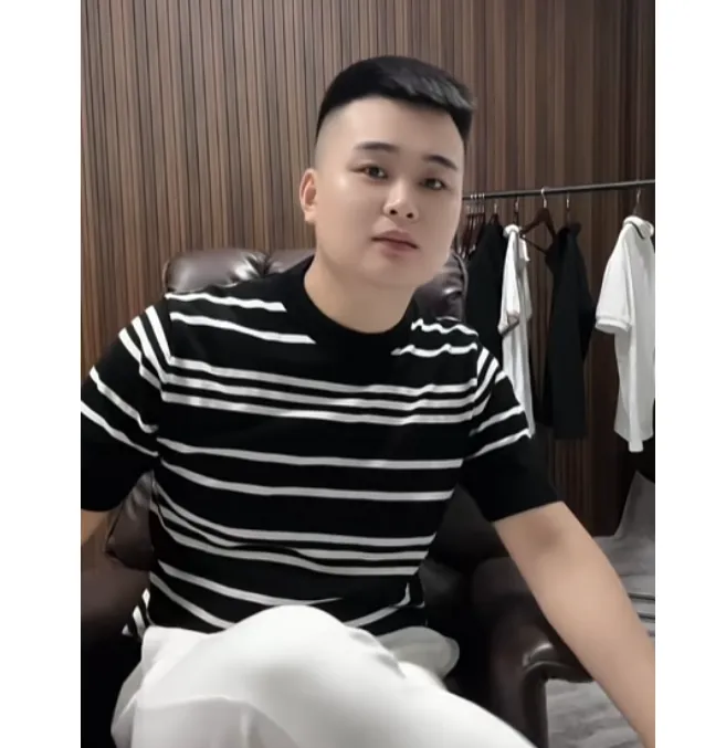 短袖针织男士高弹桑蚕丝针织衫春夏高品质潮流针织衫