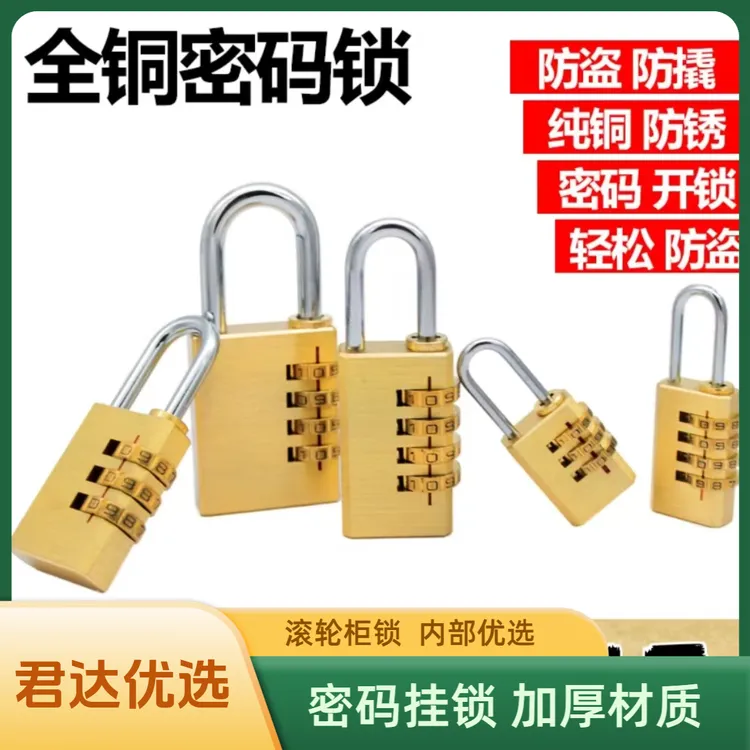 【顺丰包邮】（内部优选）储物柜行李包防盗防护小型实用滚轮密码锁