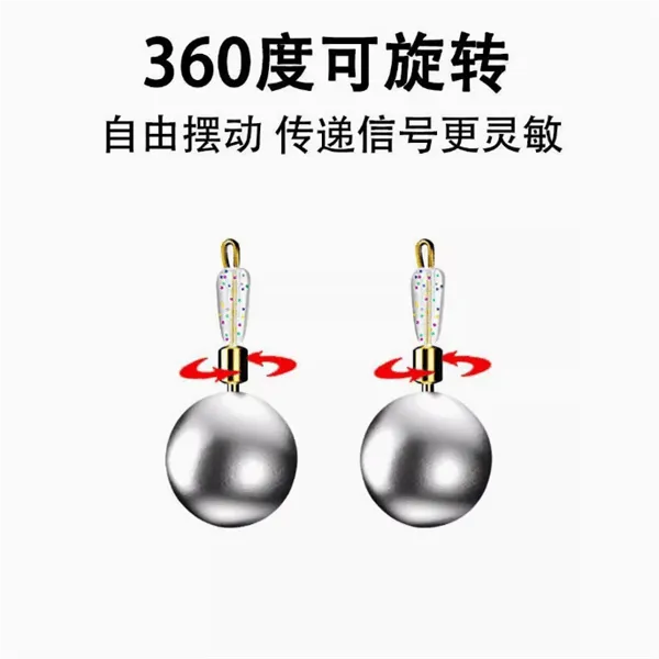咳嗽铅坠大跑铅坠可拆卸防走水抗流水跑铅扣快速换铅滑动铅滑铅商品图