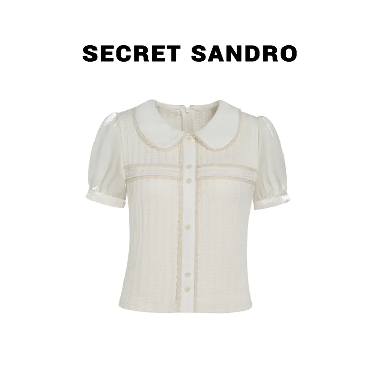  【方糖】Secret Sandro 楚楚 上衣 S55202036C
