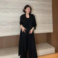 TANTAN 休闲气质中式中长款秋冬毛呢外套3284