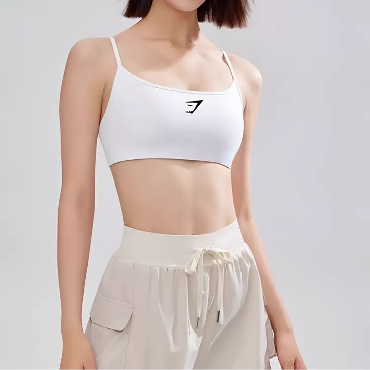 健身训练瑜伽背心女夏美背吊带交叉运动文胸外穿跑步运动内衣