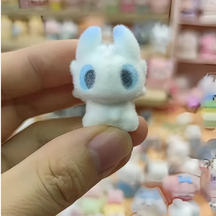 DIY无牙仔植绒树脂公仔钥匙扣包包手机挂件可爱小动物