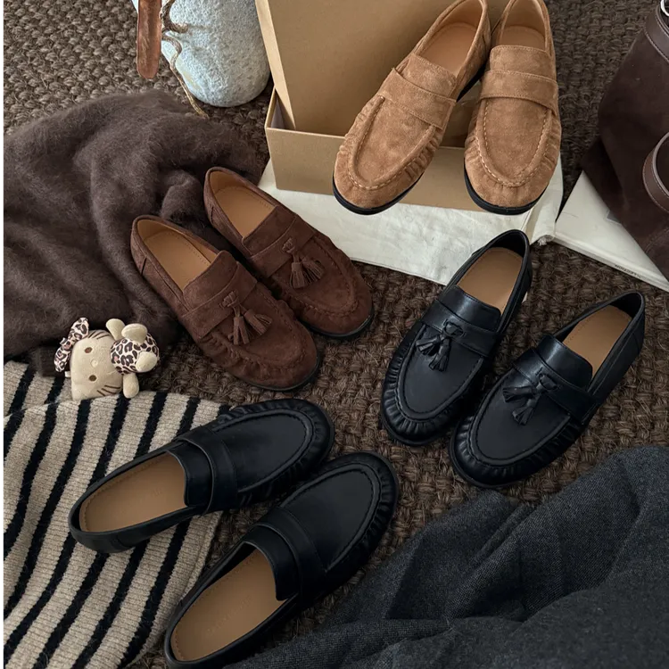 BAO/宝小姐宝小姐2025秋季法式复古鞋穆勒平底鞋百搭舒适265-1/2