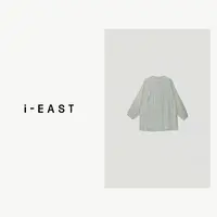 i-EAST 梦迹清欢~高级感褶皱长款气质衬衫裙-4Q SY0273