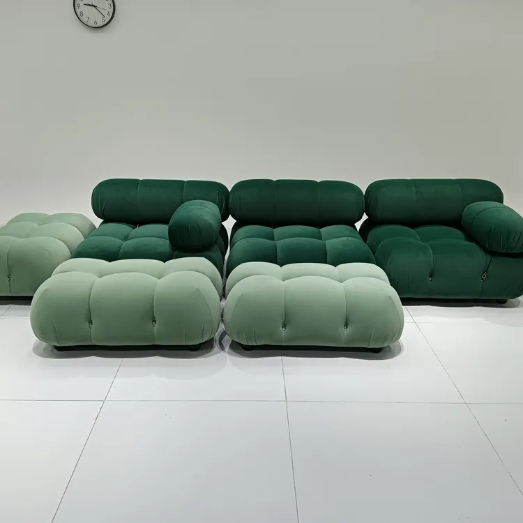 变色龙拉扣布艺方块豆腐块组合意式极简设计师中古模块积木沙发