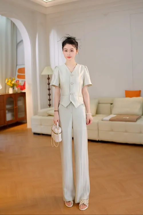 新款套装女2025初夏高定轻奢气质显瘦套装女BN2566